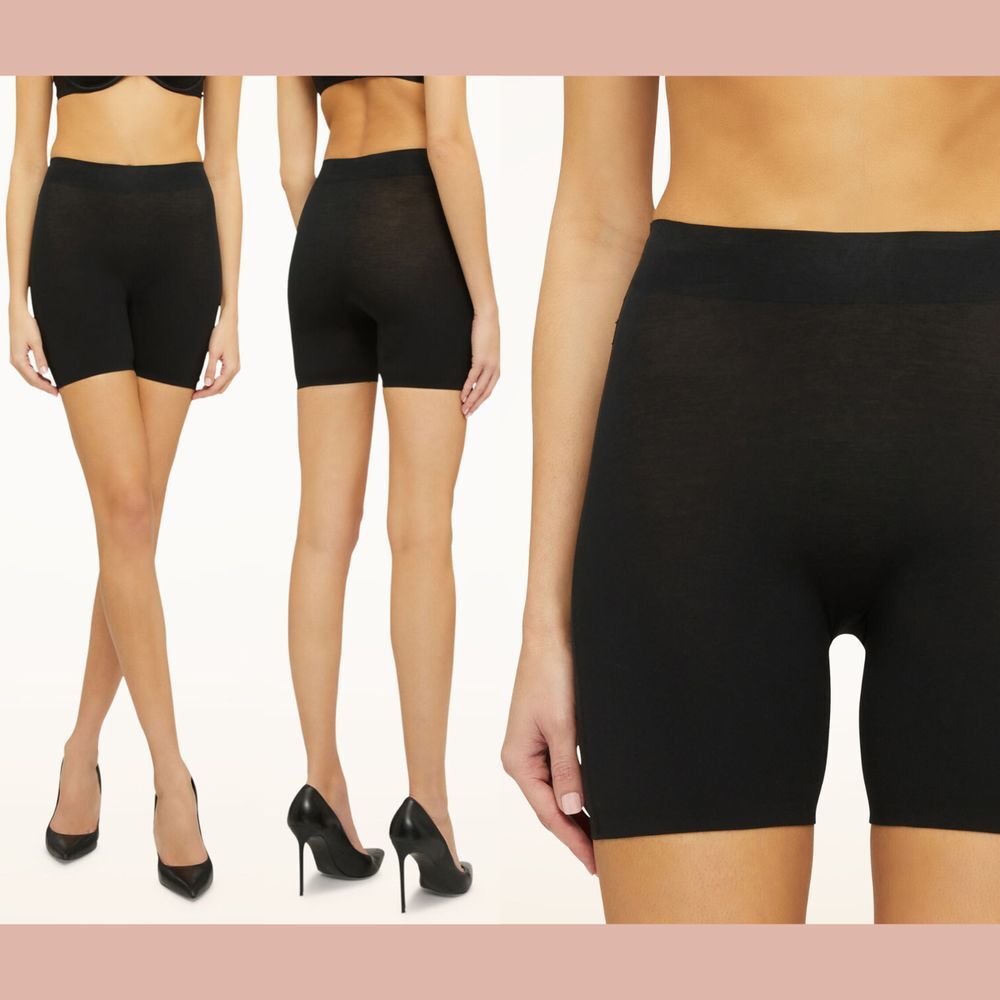 NWT $125 Woldford [ sz 4 ] Cotton‎ Contour Control Shorts in Black